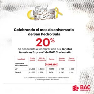 Descuentos en conciertos BAC con tu tarjeta BAC