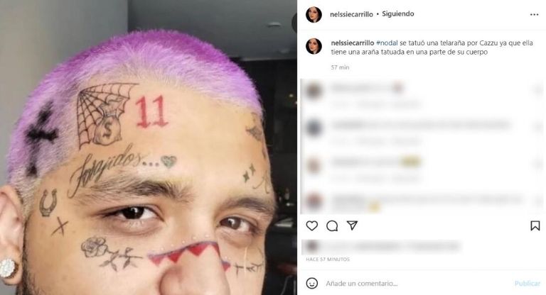 ¿Christian Nodal se hizo un tatuaje dedicado a Cazzu, su supuesta novia?